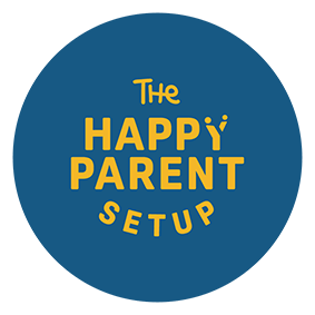 The Happy Parent Setup Logo yellow